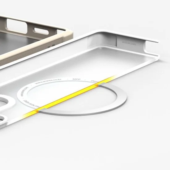 Cover Samsung S25 Ultra Duple Armor Magsafe Case Araree - White